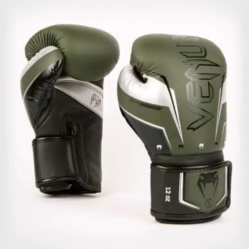 venum bokshandschoenen elite evo khaki/black