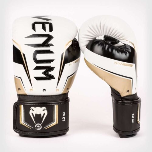 venum bokshandschoenen elite evo white/black