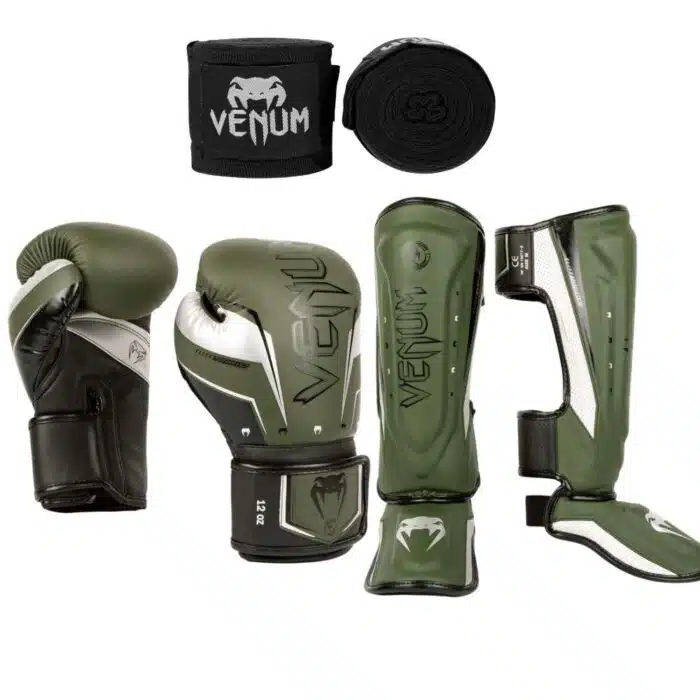 Venum kickboks set elite evo khaki
