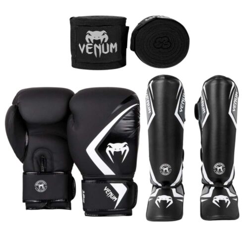 Venum kickboks set contender 2.0 black/grey