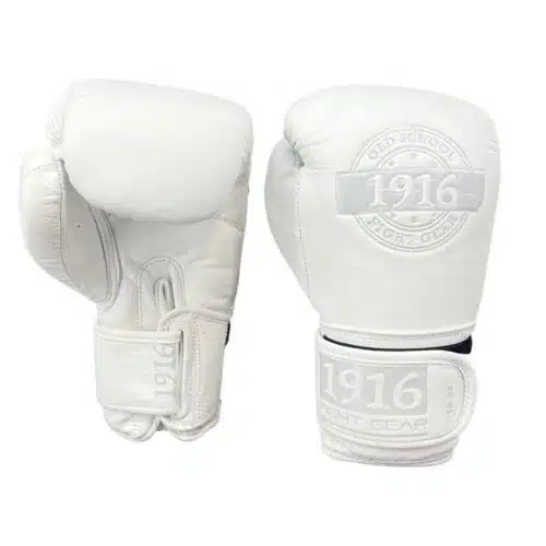 1916 fight gear bokshandschoenen metal wit