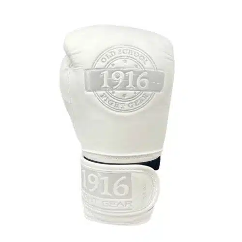 1916 fight gear bokshandschoenen metal wit