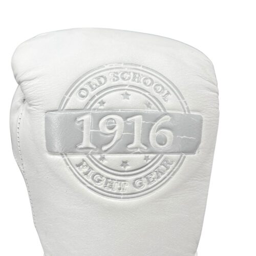 1916 fight gear bokshandschoenen metal wit
