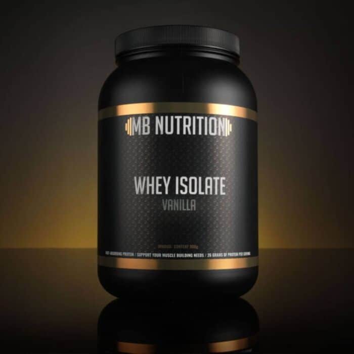 MB Nutrition whey isolaat vanille