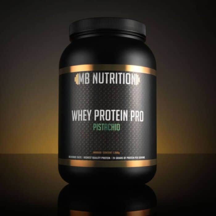 MB Nutrition whey protein pro pistachio
