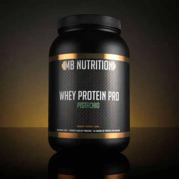 MB Nutrition whey protein pro pistachio