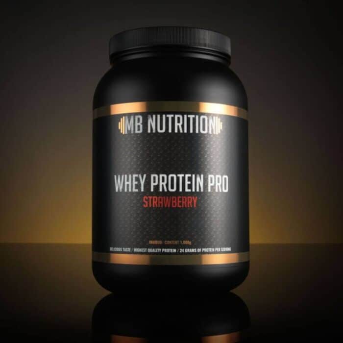 MB Nutrition whey protein pro strawberry