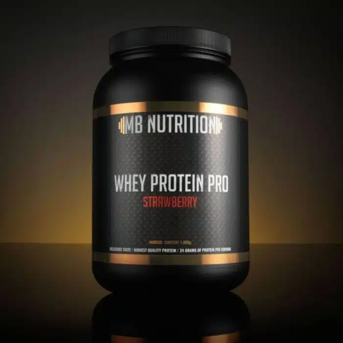 MB Nutrition whey protein pro strawberry