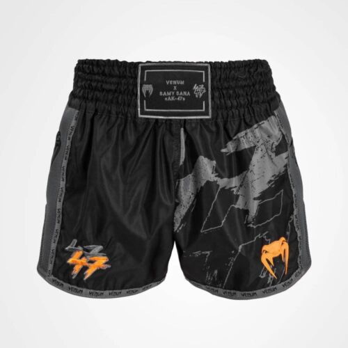 Venum S47 Muay Thai Shorts - Zwart/Oranje