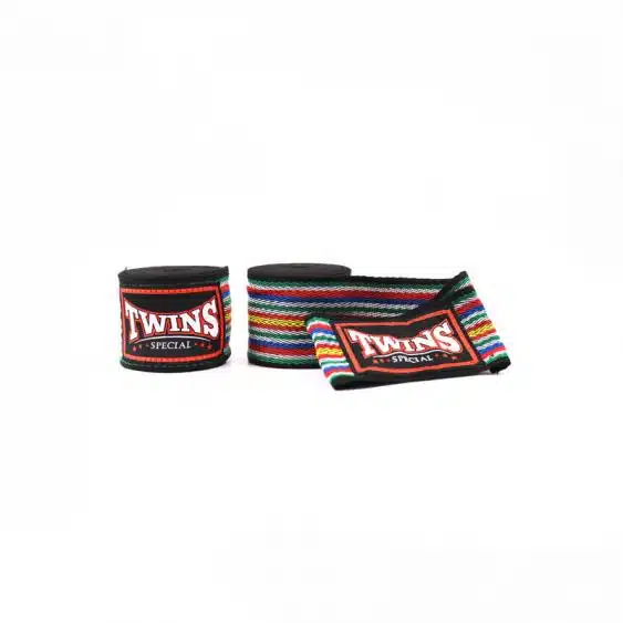 Twins Boksbandage Premium Katoen Zwart