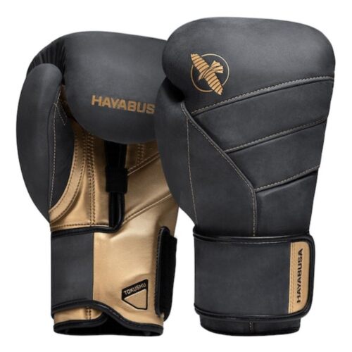 Hayabusa bokshandschoenen t3 lx obsidian/gold