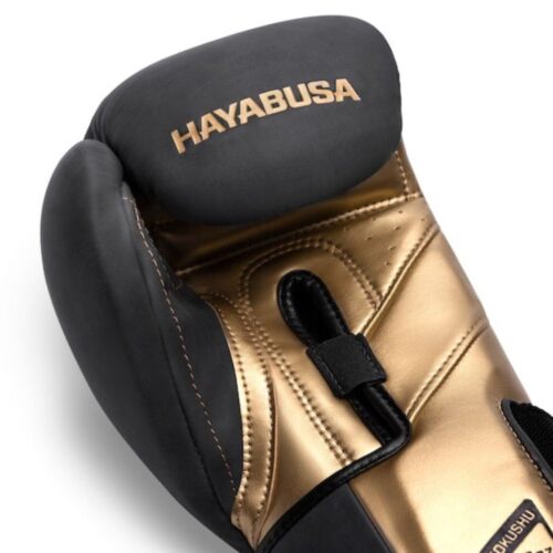 Hayabusa bokshandschoenen t3 lx obsidian/gold