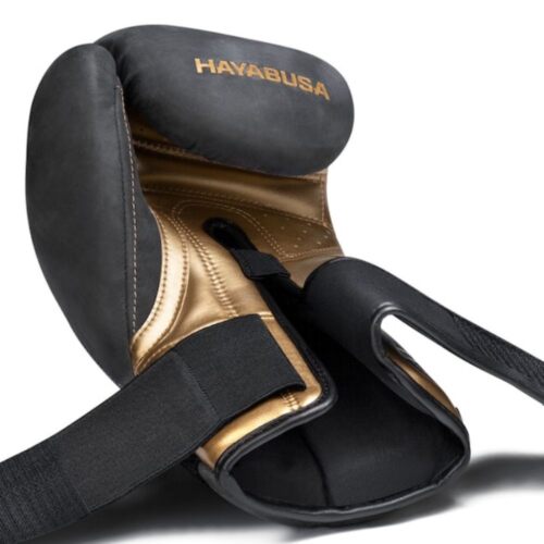 Hayabusa bokshandschoenen t3 lx obsidian/gold