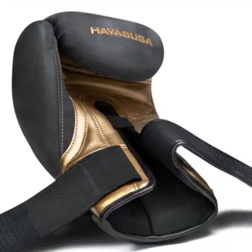 Hayabusa bokshandschoenen t3 lx obsidian/gold