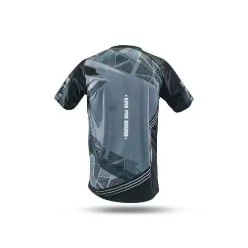 King pro boxing shirt flag 1 grijs/zwart