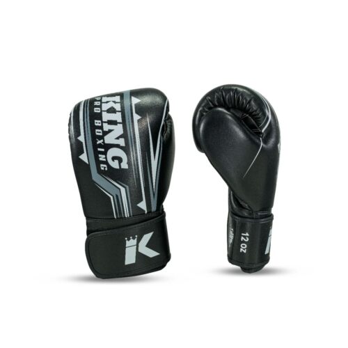 King pro boxing bokshandschoenen Spartan 1 zwart