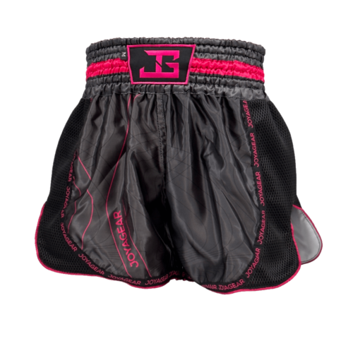 Joya gear kickboksbroek essential zwart/roze