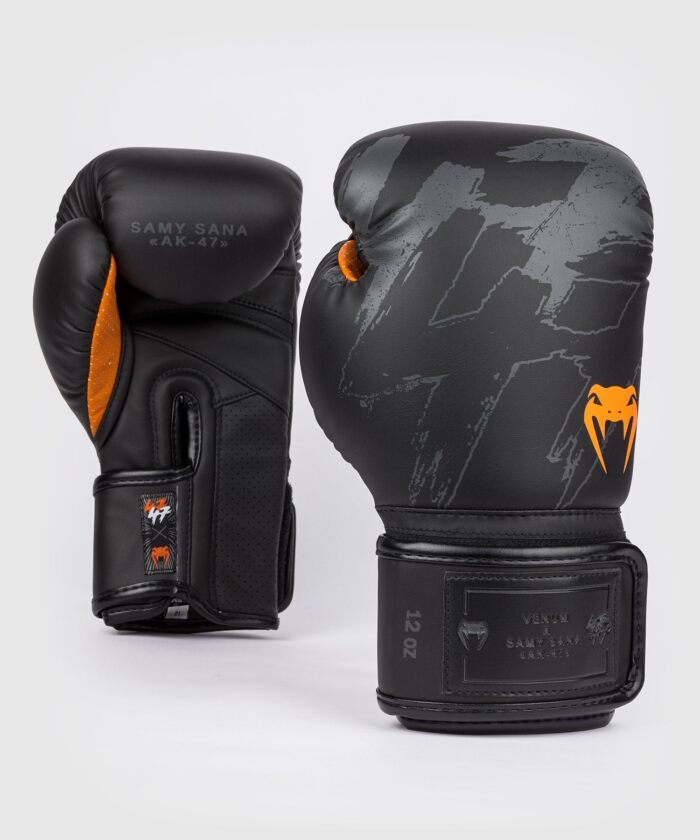 Venum bokshandschoenen s47 zwart/oranje