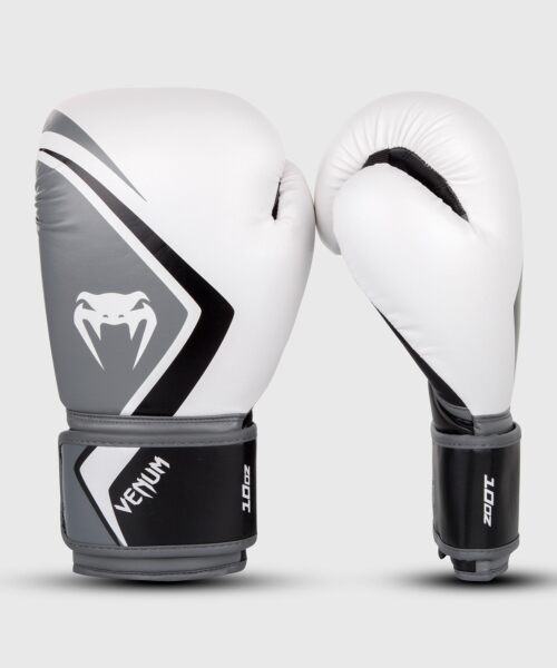 Venum bokshandschoenen contender wit/grijs