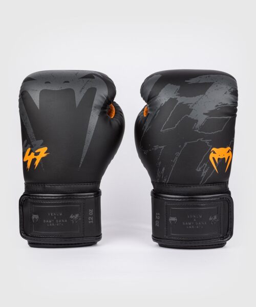 Venum bokshandschoenen s47 zwart/oranje
