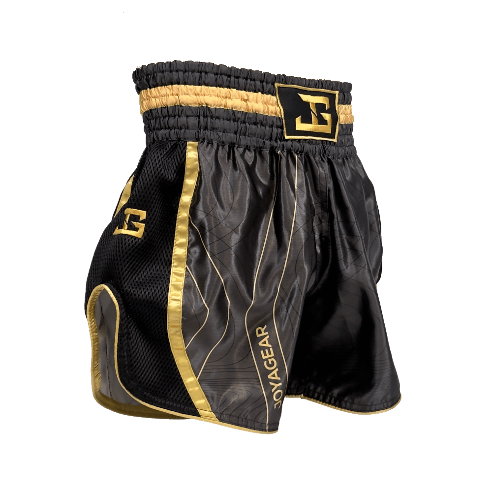 Joya gear kickboksbroek essential zwart/goud