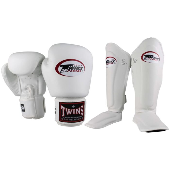Twins kickboks set bgvl 3 white
