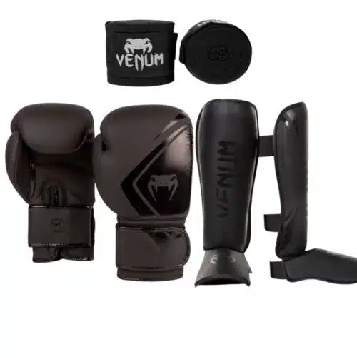 Venum kickboks set contender black