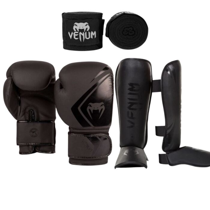 Venum kickboks set contender black