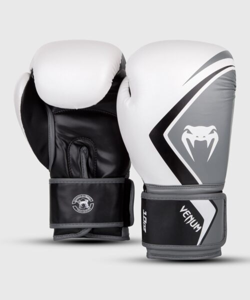 Venum bokshandschoenen contender wit/grijs