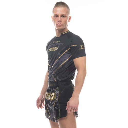 Enfusion kickboksbroek trilogy zwart/goud