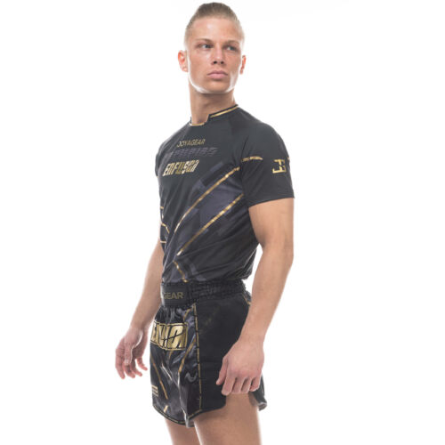 Enfusion kickboksbroek trilogy zwart/goud