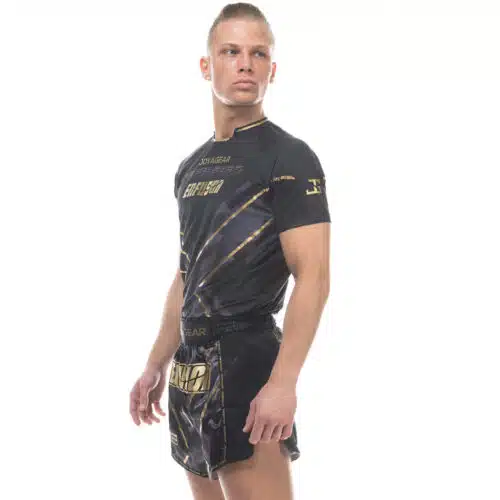 Enfusion kickboksbroek trilogy zwart/goud