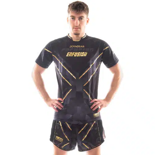 Enfusion trilogy shirt zwart/goud