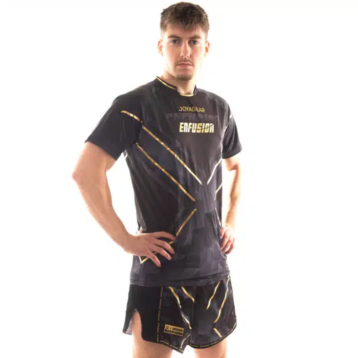 Enfusion trilogy shirt zwart/goud