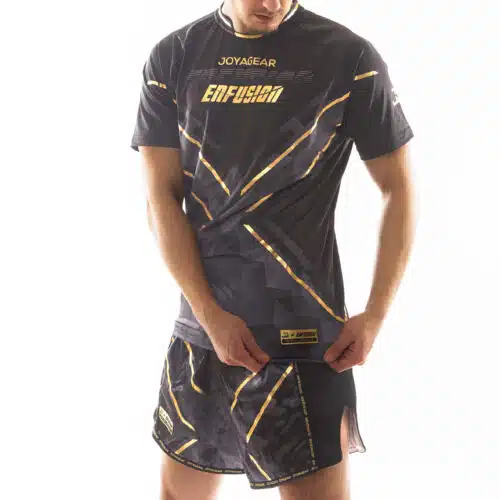 Enfusion trilogy shirt zwart/goud
