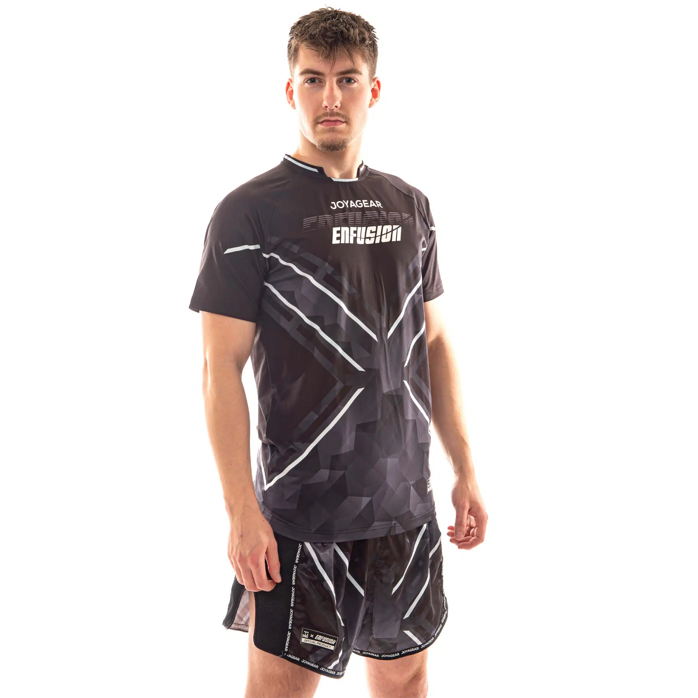 Enfusion trilogy shirt zwart/wit