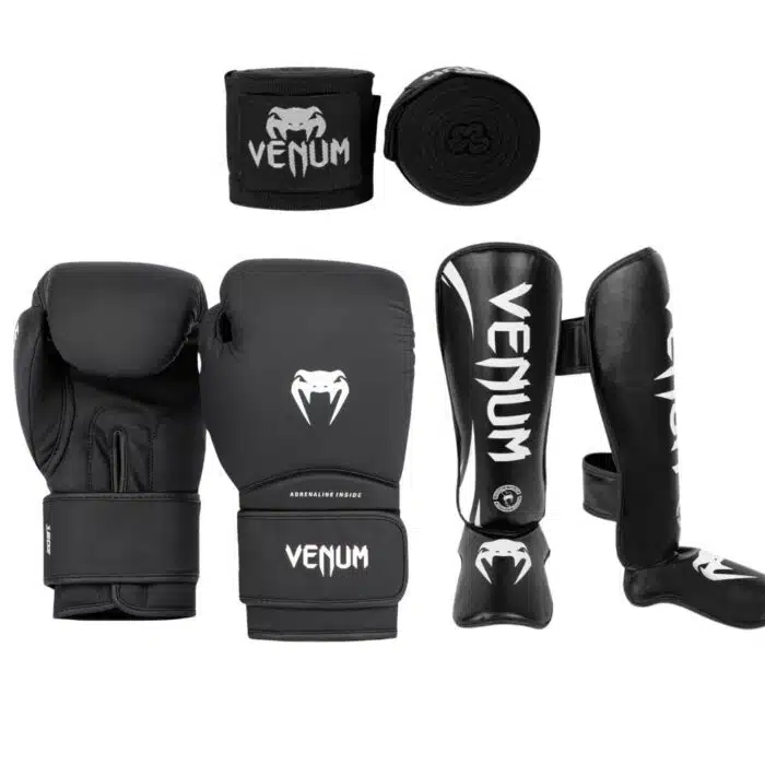 Venum kickboks set contender 1.5 blackwhite