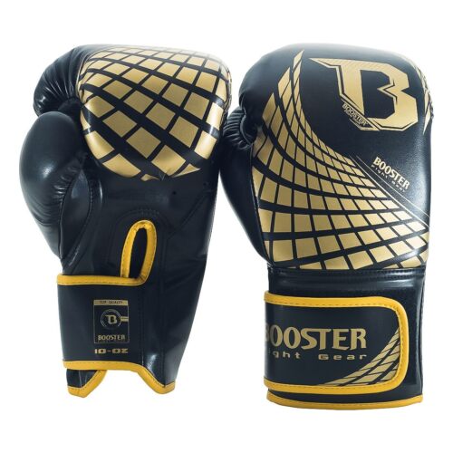 Booster bokshandschoenen cube zwart/goud