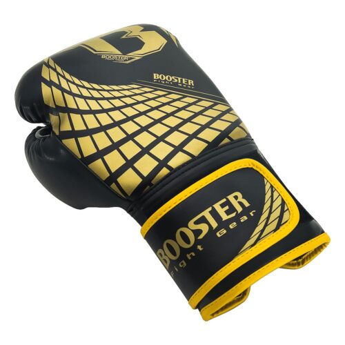 Booster bokshandschoenen cube zwart/goud