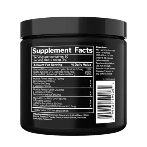 JNX Sports Pre Workout The Shadow Fruit Punch