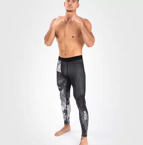 Venum Gorilla Jungle Compressiebroek - Zwart/Wit