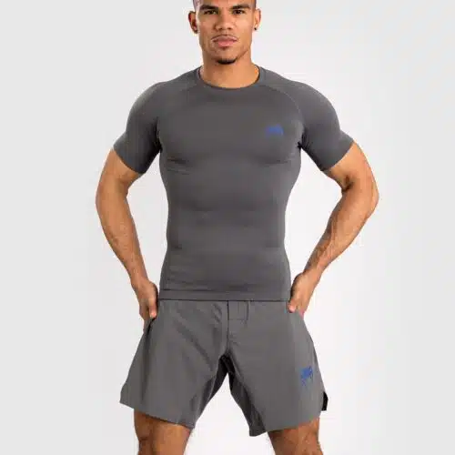 Venum Contender Heren Rashguard met korte mouwen - Grijs