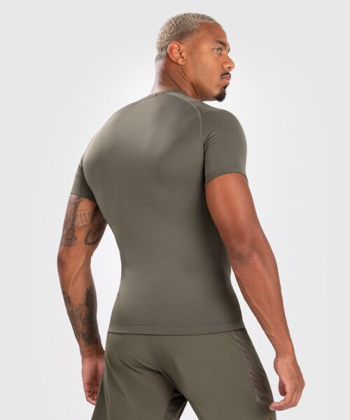Venum Contender Heren Rashguard met korte mouwen - Khaki
