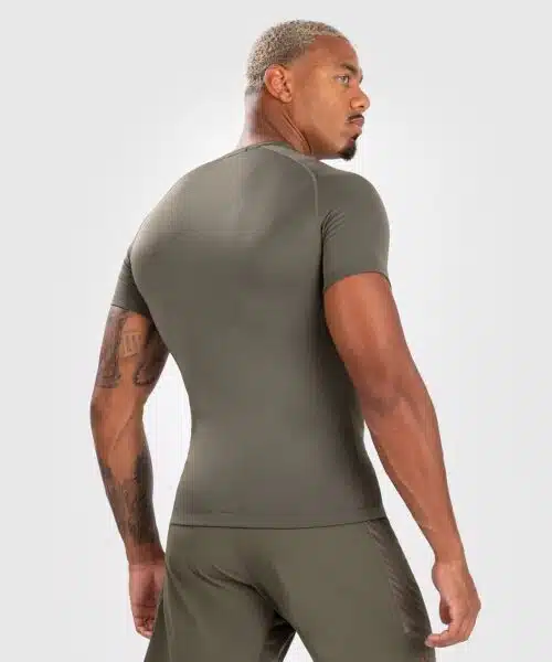 Venum Contender Heren Rashguard met korte mouwen - Khaki