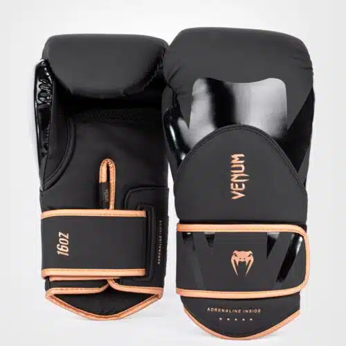 Venum bokshandschoenen challenger 4.0 zwart/bronze