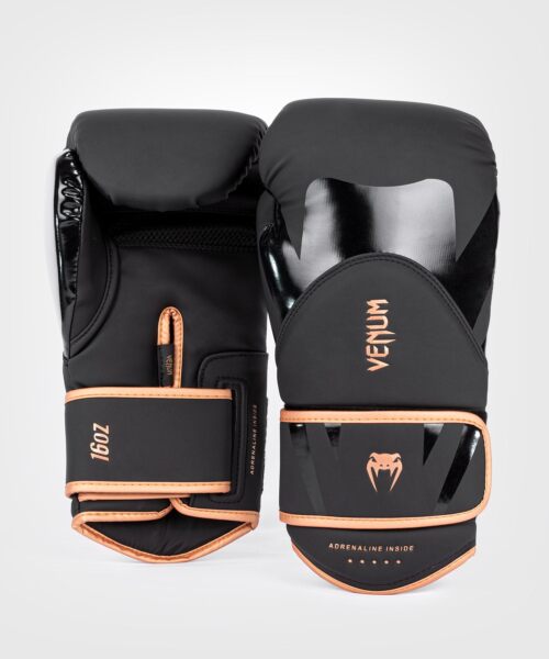 Venum bokshandschoenen challenger 4.0 zwart/bronze