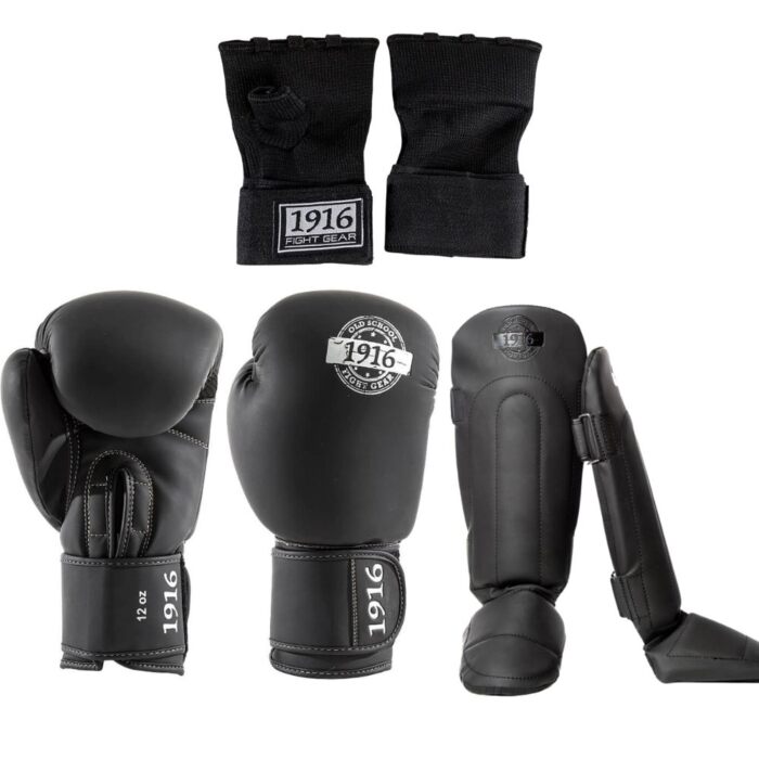 1916 Fight Gear Kickboks set slim fit zilver