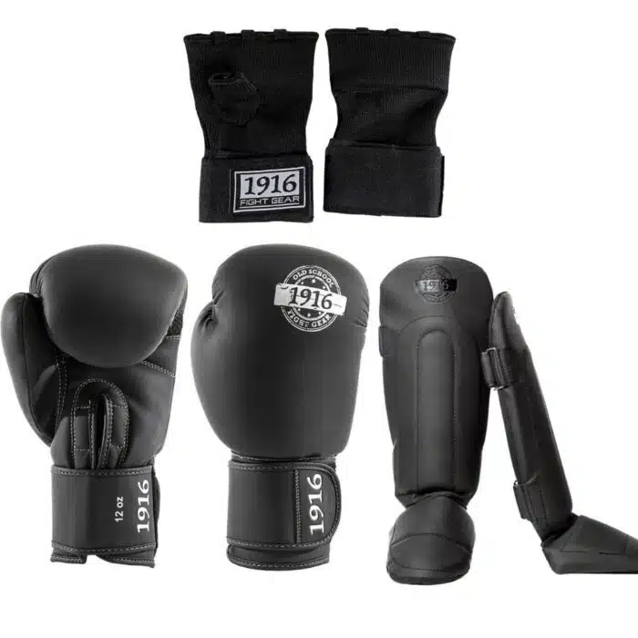 1916 Fight Gear Kickboks set slim fit zilver