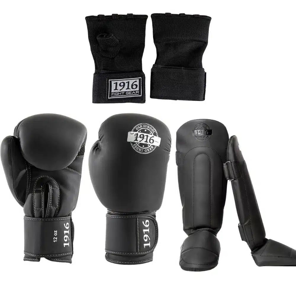 1916 Fight Gear Kickboks set slim fit zilver