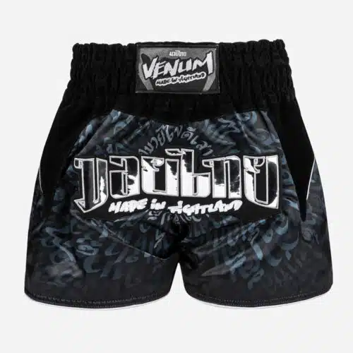 Venum muay thai short attack black/silver